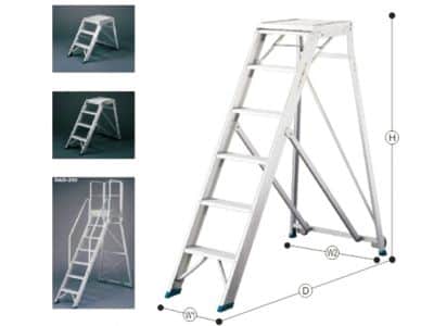 定制鋁合金平臺梯