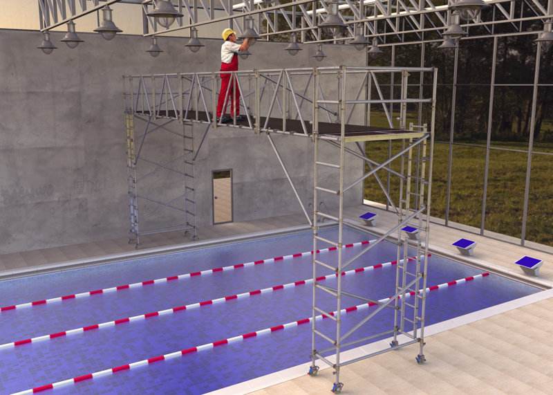 定制鋁合金移動檢修平臺