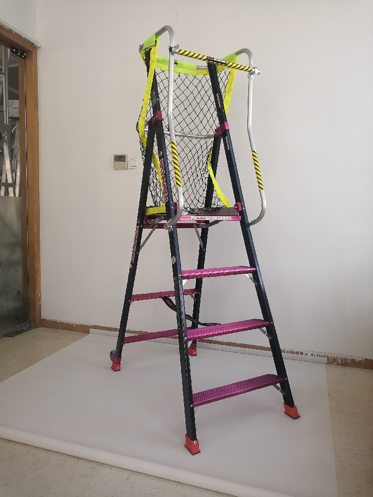 鋁質伸縮式人字梯